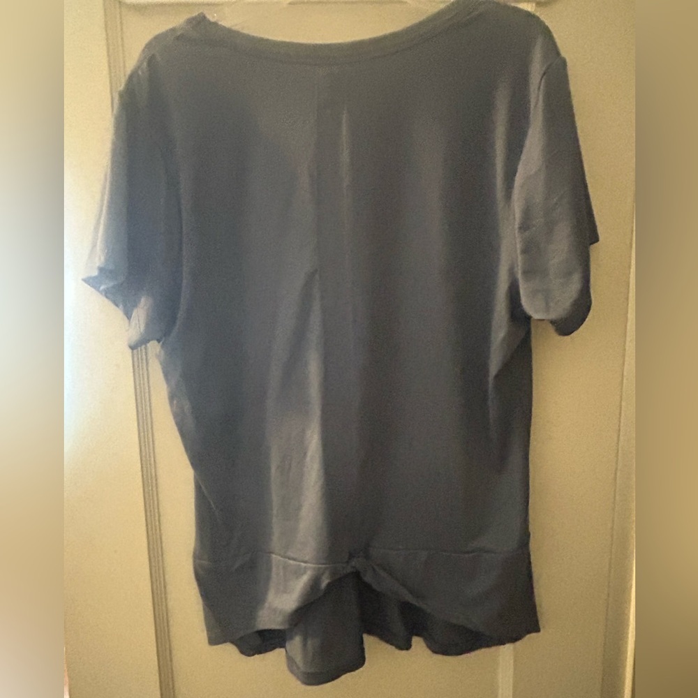 Women's Blue Marika Top - Picture 3 of 6